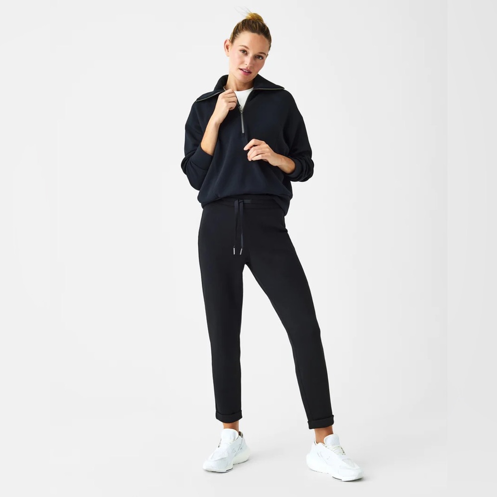 SPANX Black Pull-On Ponte Jogger Pants